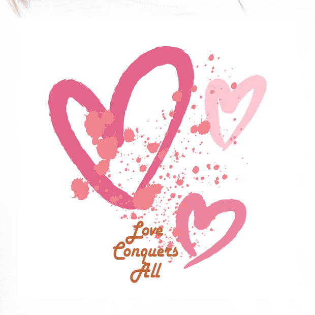 LOVE CONQUERS ALL SHORT-SLEEVED TEE