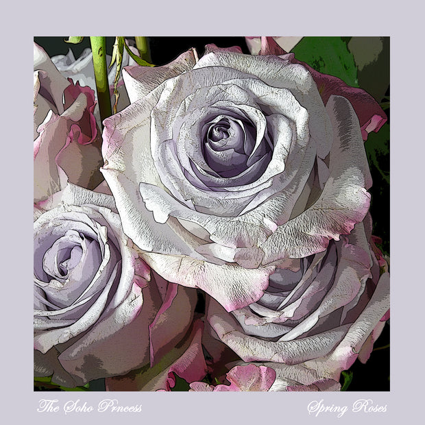 SPRING ROSES SILK SCARF